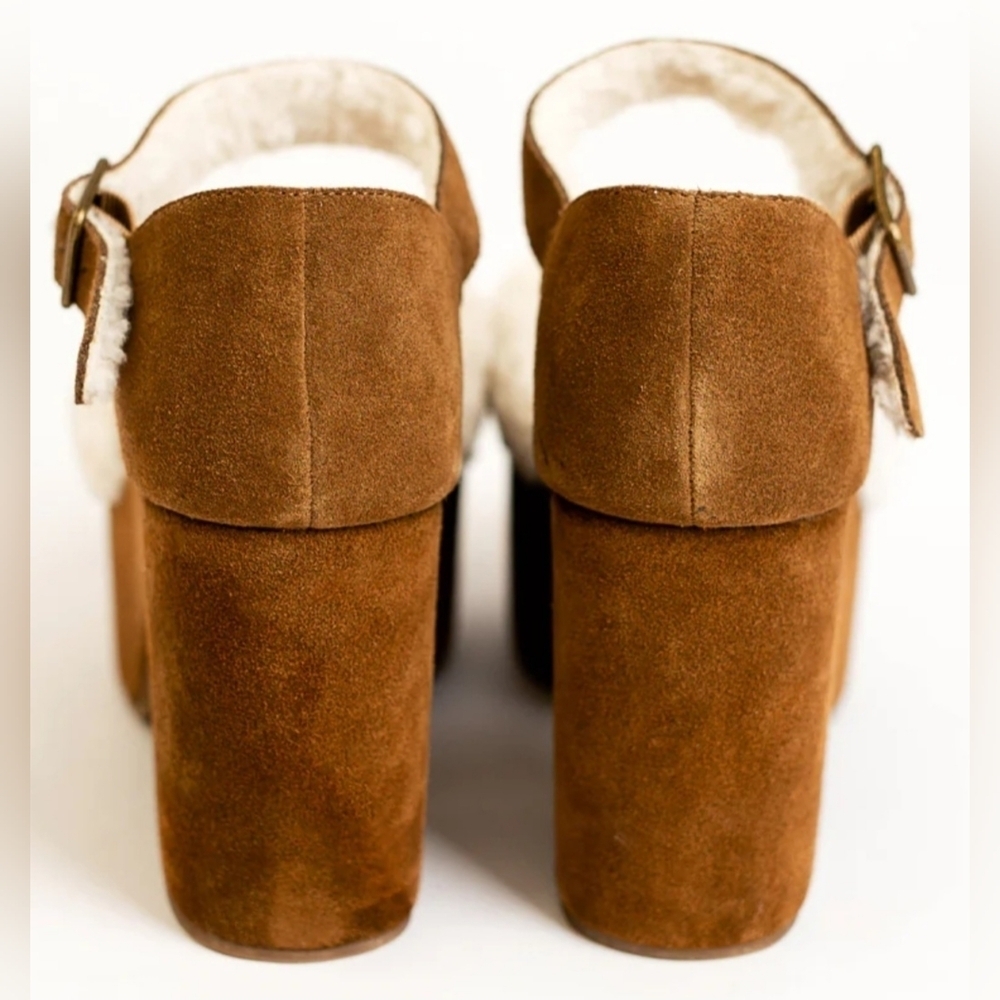 NWOT Brea Suede Women's Platform Heels - Picture 4 of 10